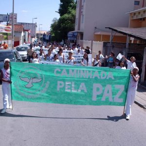 Caminhada pela Paz: Manifestação a favor do desarmamento e contra a impunidade